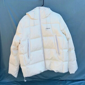 Afield Out Ridge Puffer Jacket in Bone NWT Men XL Insulated Warm Winter Nylon